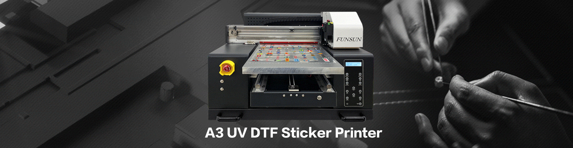 Procolored A3 UV DTF 2-en-1 Mini imprimante d'autocollants XP600