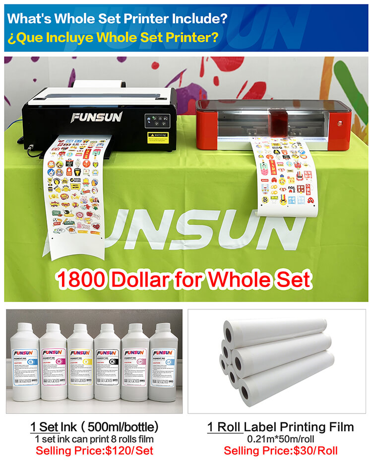 Funsun A4 Label Sticker Printer