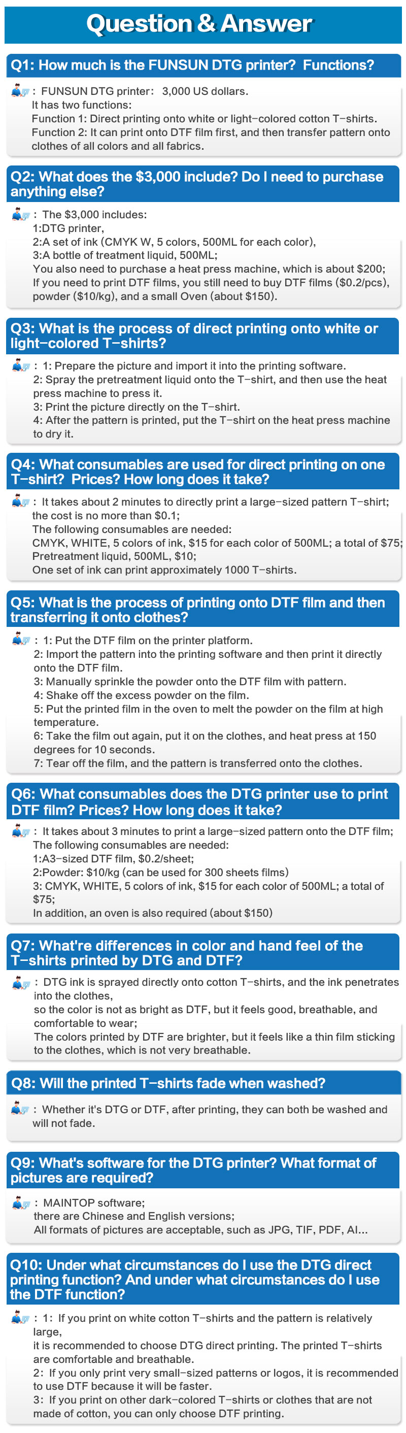 Funsun DTG Printer