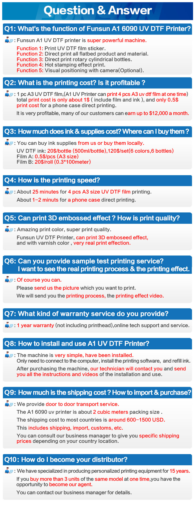 UV flatbed printer