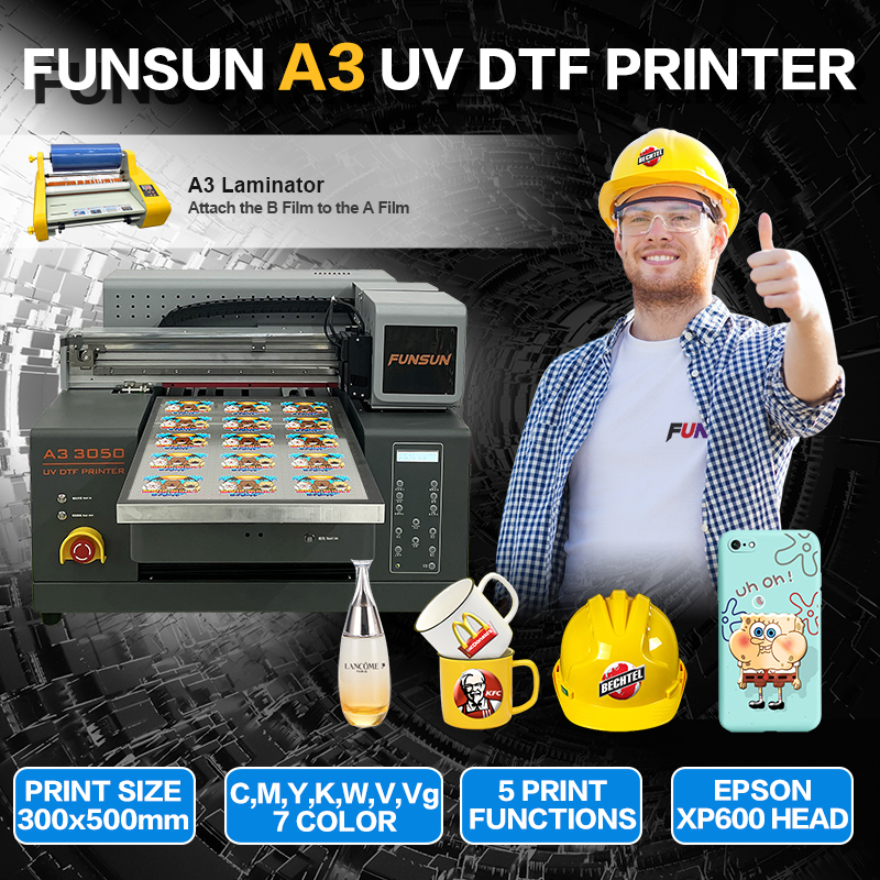 Funsun A3 UV DTF Sticker Printer