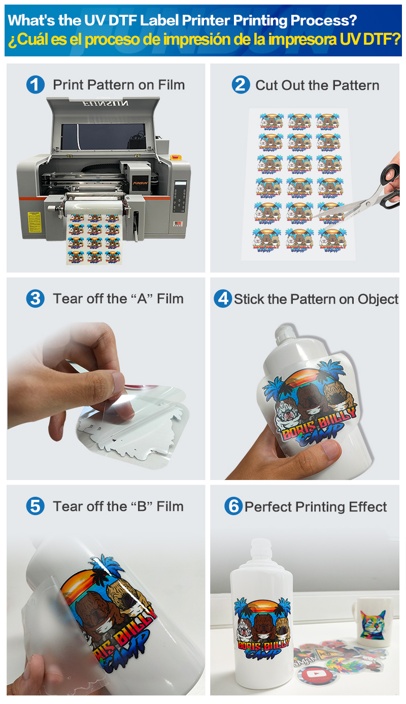 Funsun 30cm Roll to Roll UV DTF Printer