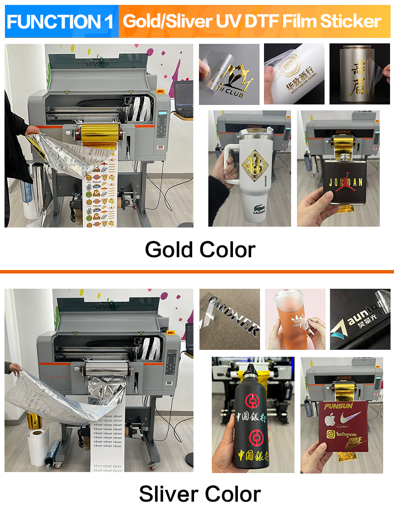 Multifunctional /All Color UV DTF Printer