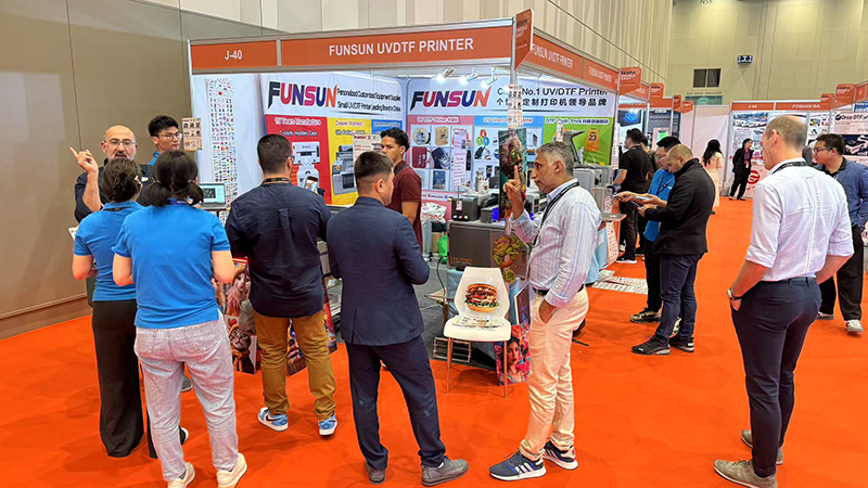 Funsun printer in FESPA Middle East Dubai Exhibition Centre 2025 hot selling