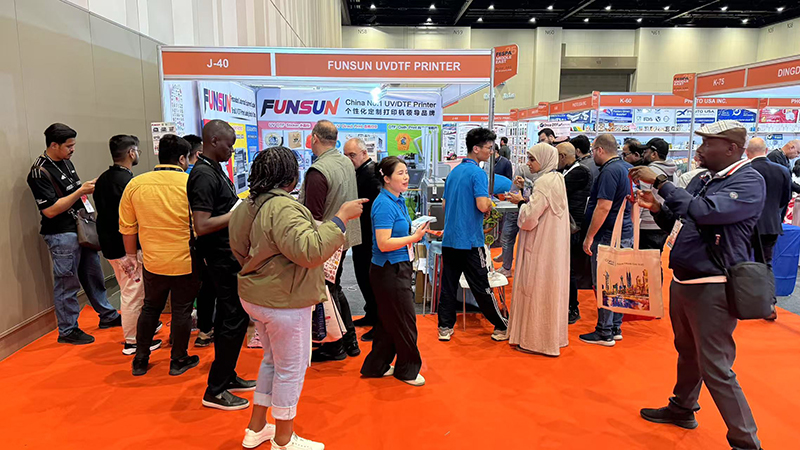 Funsun printer in FESPA Middle East Dubai Exhibition Centre 2025 hot selling