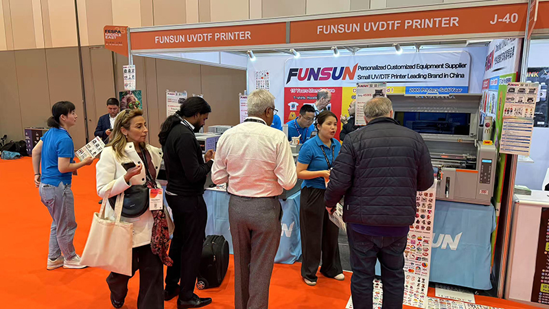 Funsun printer in FESPA Middle East Dubai Exhibition Centre 2025 hot selling