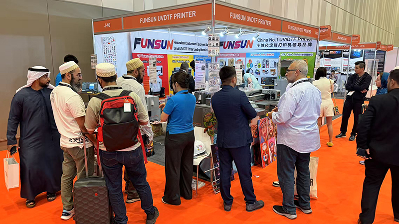 Funsun printer in FESPA Middle East Dubai Exhibition Centre 2025 hot selling