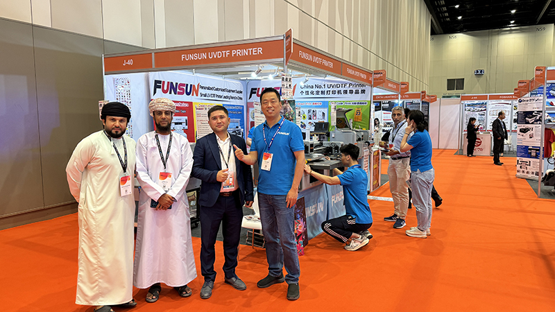 Funsun printer in FESPA Middle East Dubai Exhibition Centre 2025 hot selling