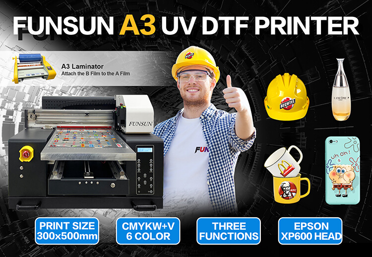  Ovsuqu A3 UV DTF Printer UV Sticker Printer PET Film
