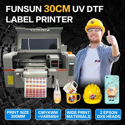 Funsun 30cm Roll to Roll UV DTF Printer